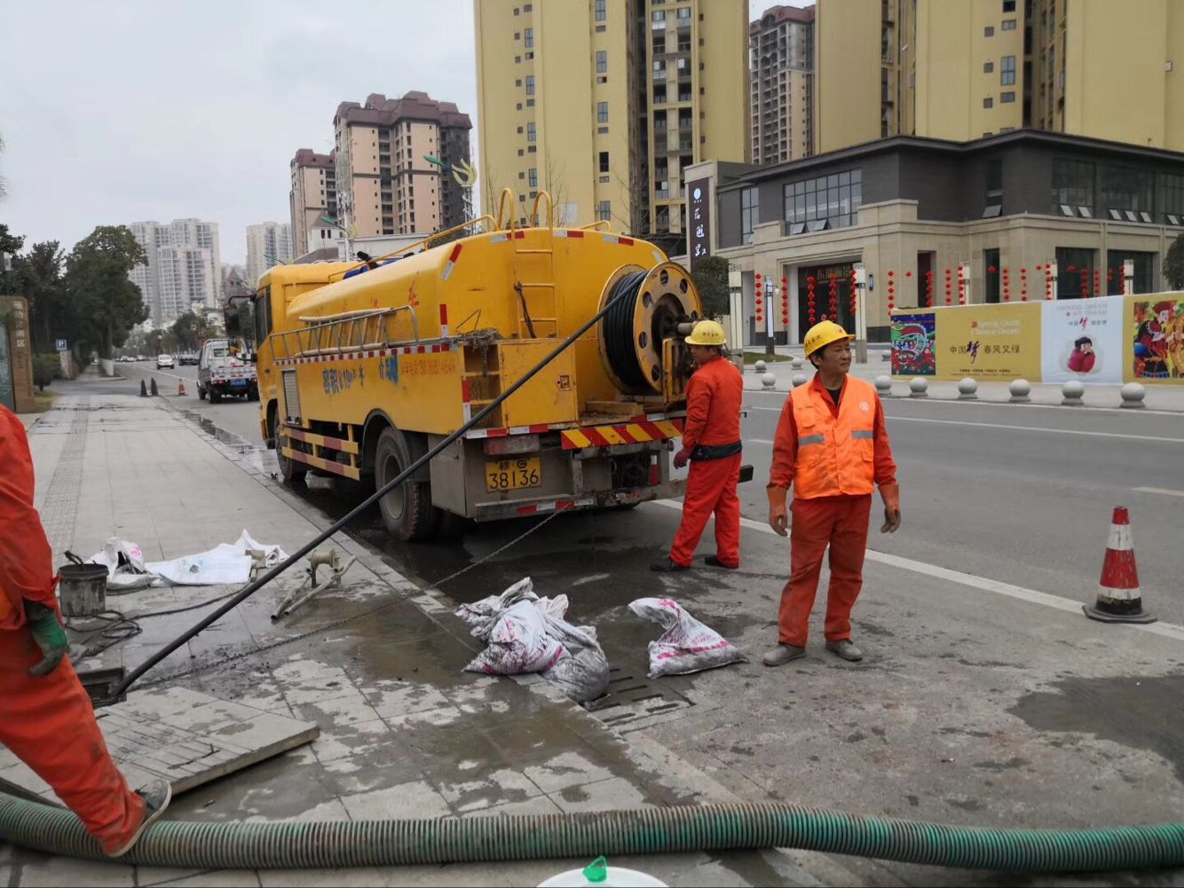 海宁排污管道清淤-管道清洗